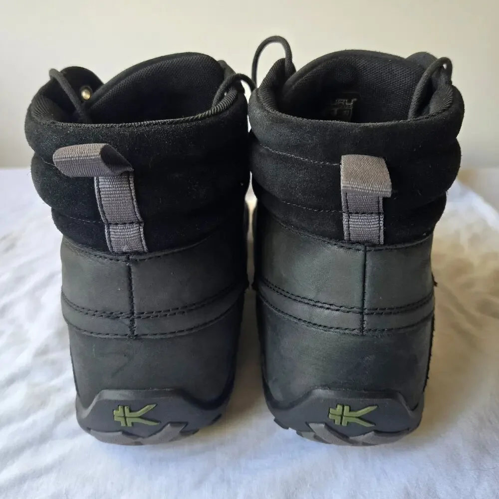 KURU Quest Men's Hiking Outdoor Lace Up Leather Boots Black Size 12.5